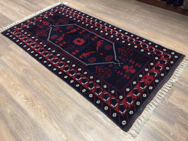 Yağcıbedir Lacivert Halı 120 X 220 CM - Görsel 4
