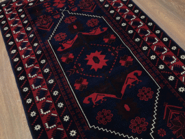 Yağcıbedir Lacivert Halı 120 X 220 CM - Görsel 3