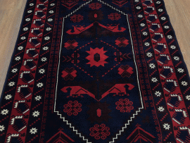 Yağcıbedir Lacivert Halı 120 X 220 CM - Görsel 2