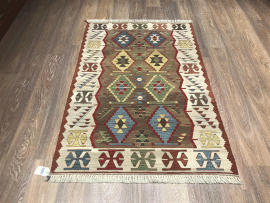KÖK İNCE KİLİM 114 X 170 CM - Görsel 3