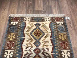 KÖK İNCE KİLİM 115 X 117 CM - Görsel 2