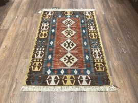 KÖK İNCE KİLİM 114 X 170 CM - Görsel 2