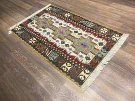 KÖK İNCE KİLİM 116 X 180 CM - Görsel 3