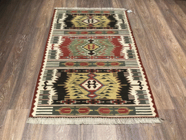 KÖK İNCE KİLİM 113 X 174 CM - Görsel 6