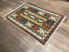 KÖK İNCE KİLİM 118 X 175 CM - Görsel 4